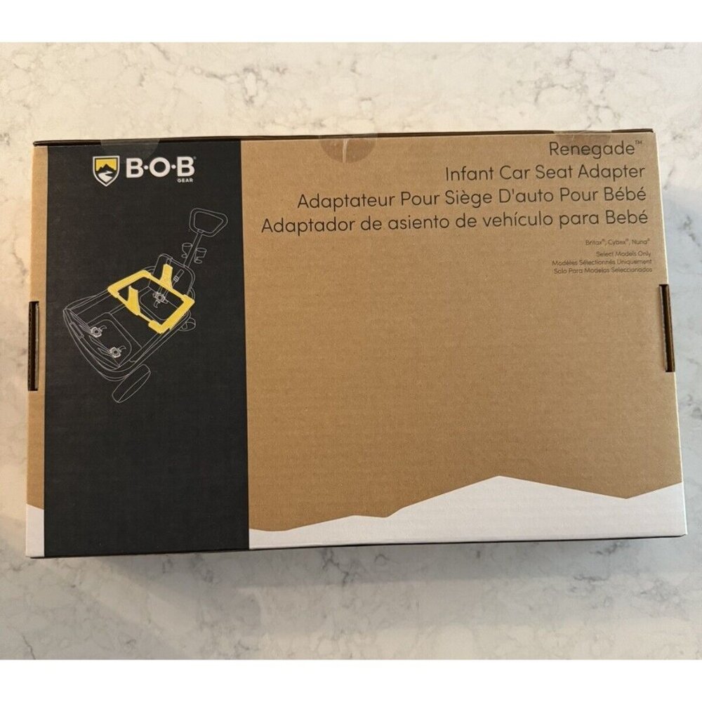 BOB Renegade Infant Car Seat Adapter for Britax, Cybex, Nuna - S14685500 - NEW